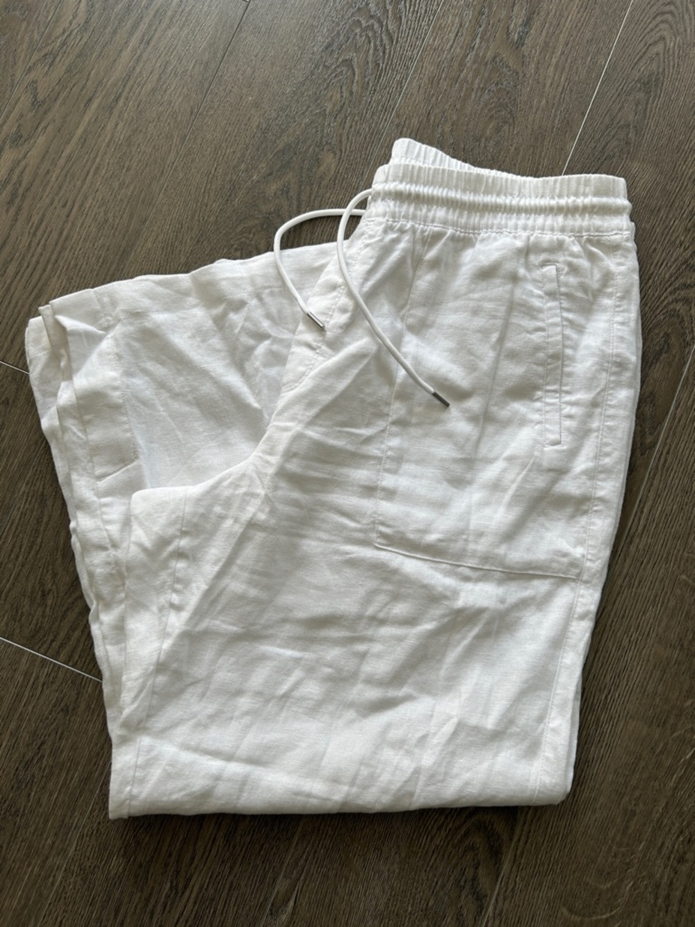 Athleta Retreat Linen Wide Leg Pant